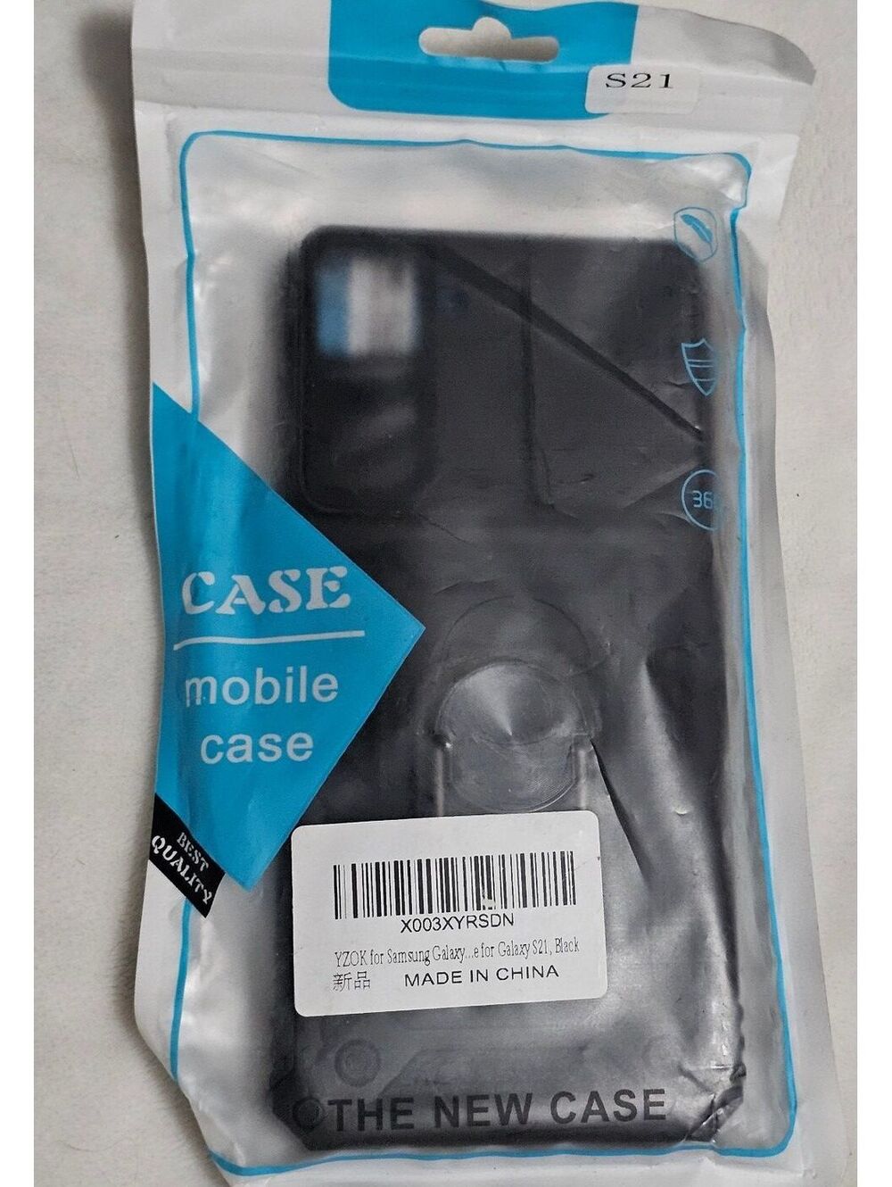 Black TPU Case for Samsung Galaxy S21